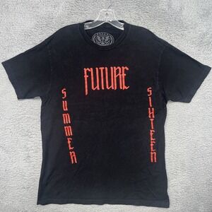 Drake x Future Summer Sixteen Tour T Shirt Men's Sz Large Black Made in USA Tee